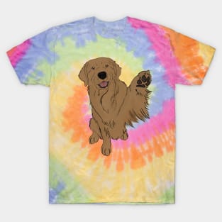 Golden Retriever High Five T-Shirt